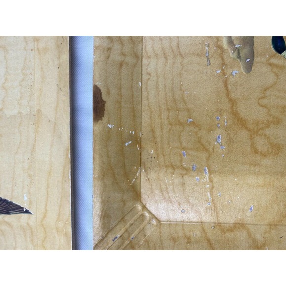 Vintage HASKO Flying Mallard Ducks Lithographed Wood Trays Display Lot of (5) - Picture 12 of 12